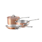 Mauviel M'Heritage M'150 S Copper 4-Piece Cookware Set, Cast Stainless Steel Handles - Mauviel1830