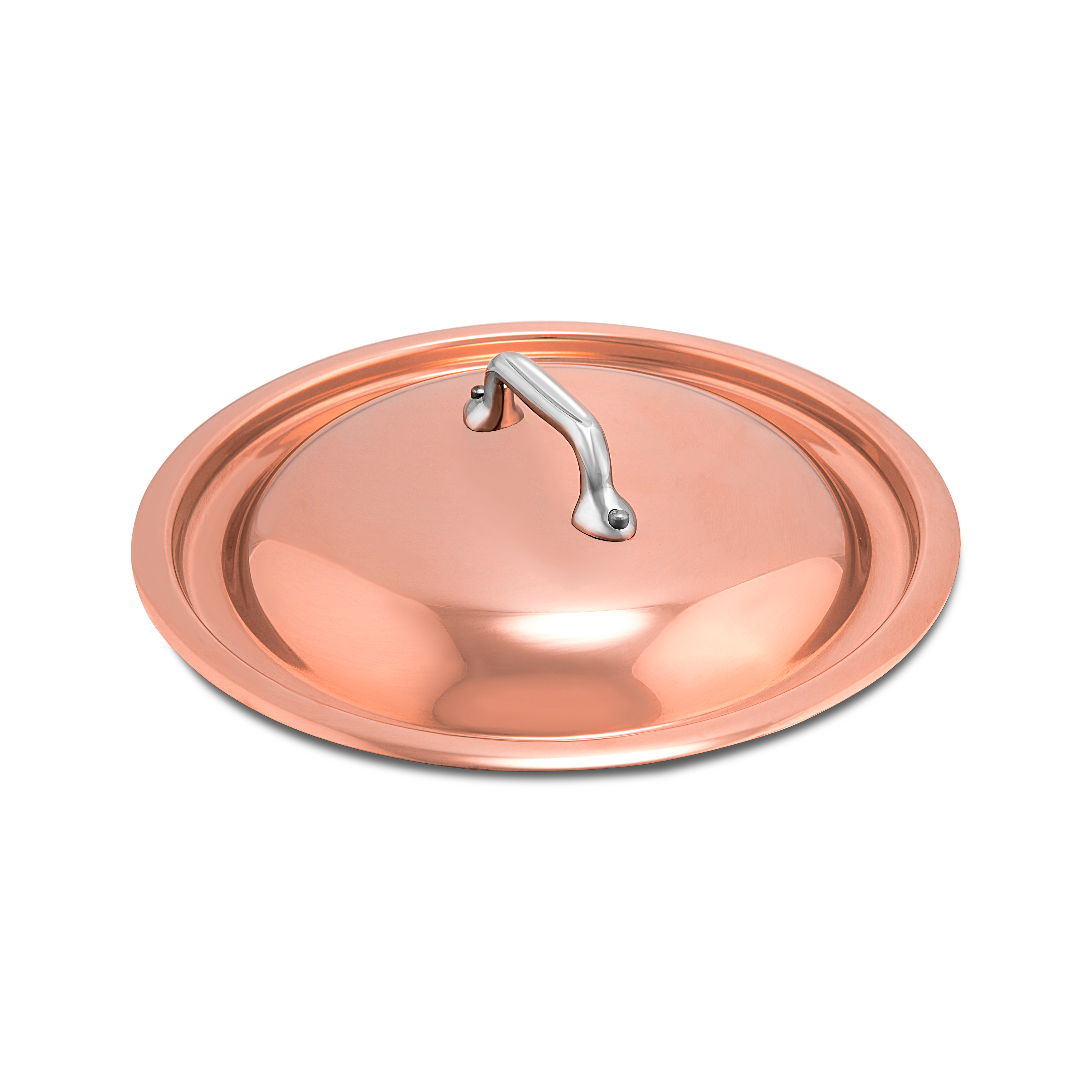 Mauviel Copper Curved Lid With Cast Stainless Steel Handle - Mauviel1830