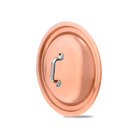 Mauviel Copper Curved Lid With Cast Stainless Steel Handle - Mauviel1830
