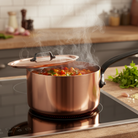 Mauviel M'Heritage M'150 CI Sauce Pan With Lid, Cast Iron Handle, 2.8-Qt - Mauviel1830