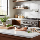 Mauviel M'Heritage M'150 CI Copper Saute Pan With Cast Iron Handle, 1.8-Qt - Mauviel1830