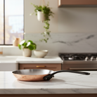 Mauviel M'Heritage M'150 CI Frying Pan With Cast Iron Handle, 11.8-In - Mauviel1830