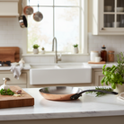 Mauviel M'Heritage M'150 CI Frying Pan With Cast Iron Handle, 7.9-In - Mauviel1830