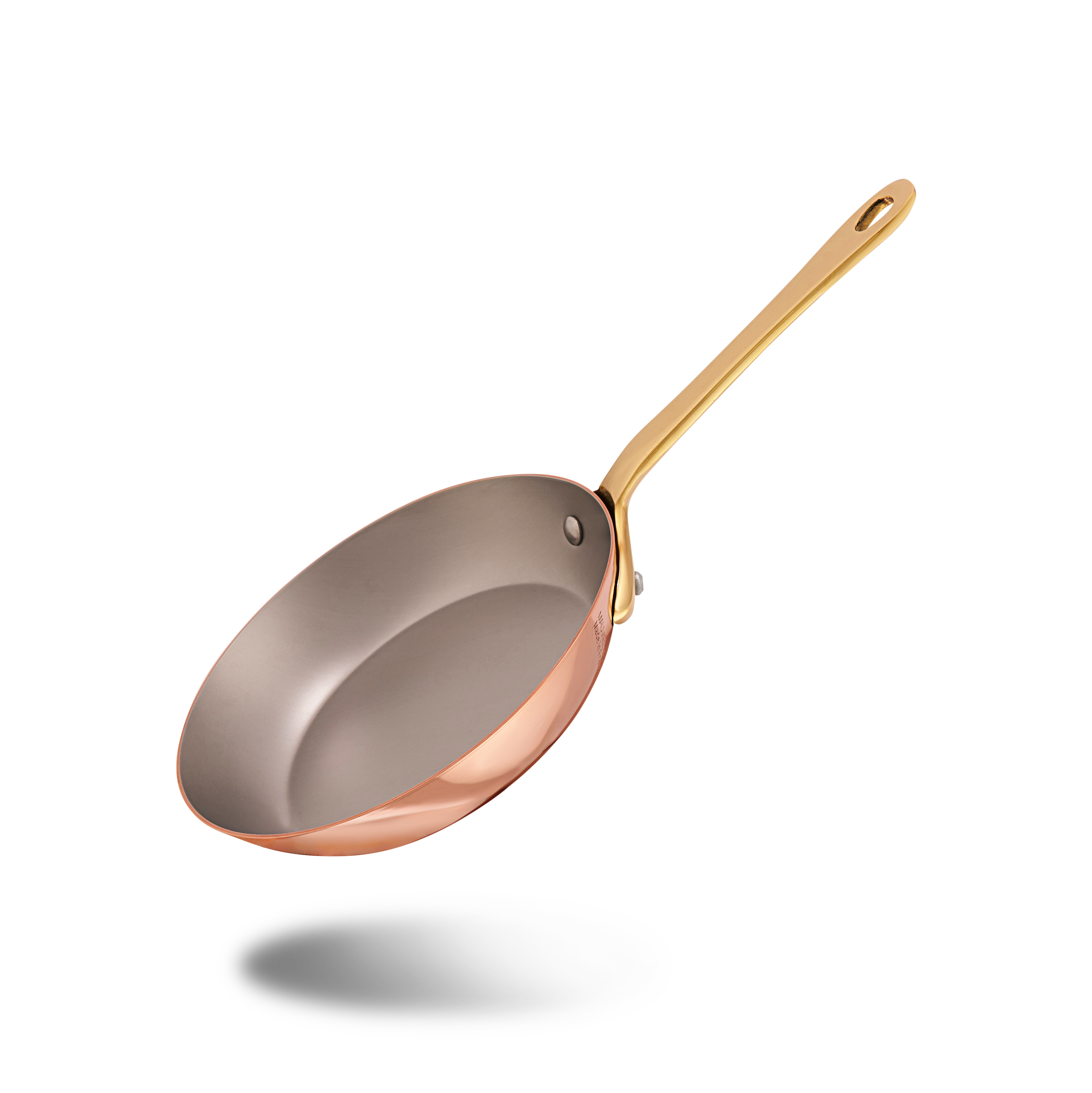 Mauviel M'MINIS Copper Round Frying Pan With Brass Handle, 4.7-In - Mauviel1830