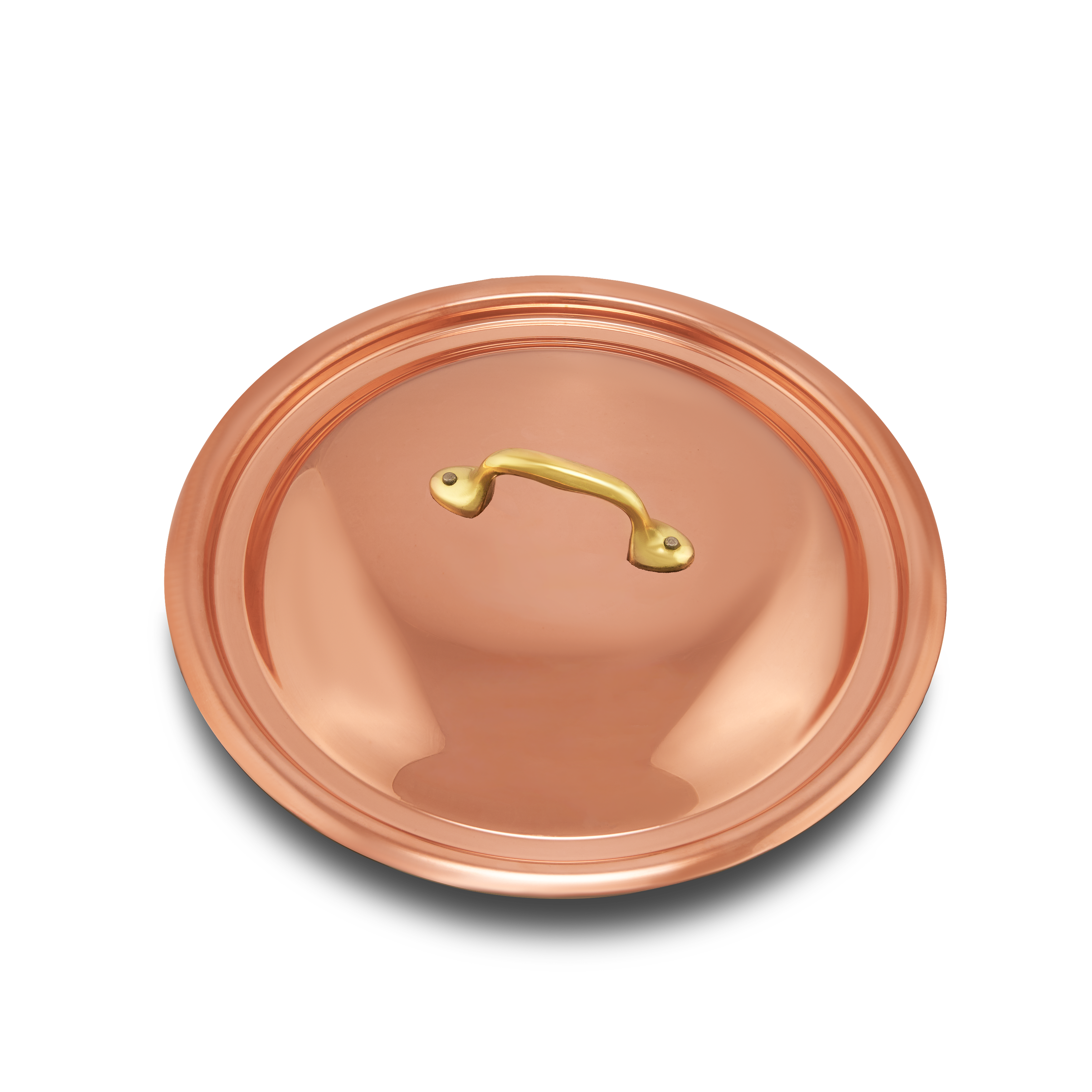 Mauviel M'Heritage M'150 B Copper Lid With Brass Handle - Mauviel1830