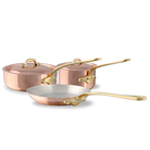 Mauviel M'Heritage M'150 B 5-Piece Copper Cookware Set With Brass Handles - Mauviel1830