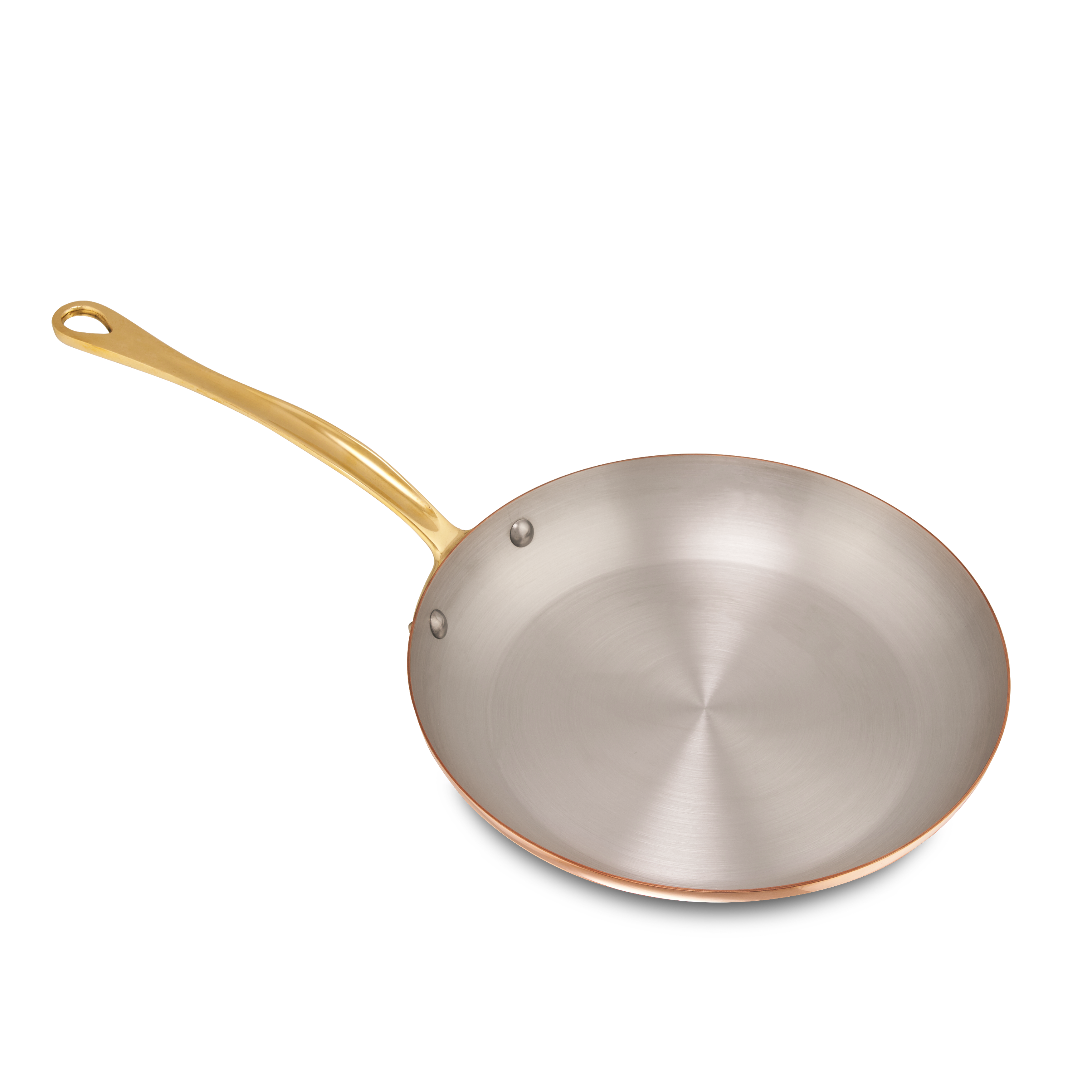 Mauviel M'Heritage M'150 B Copper Frying Pan With Brass Handle - Mauviel1830