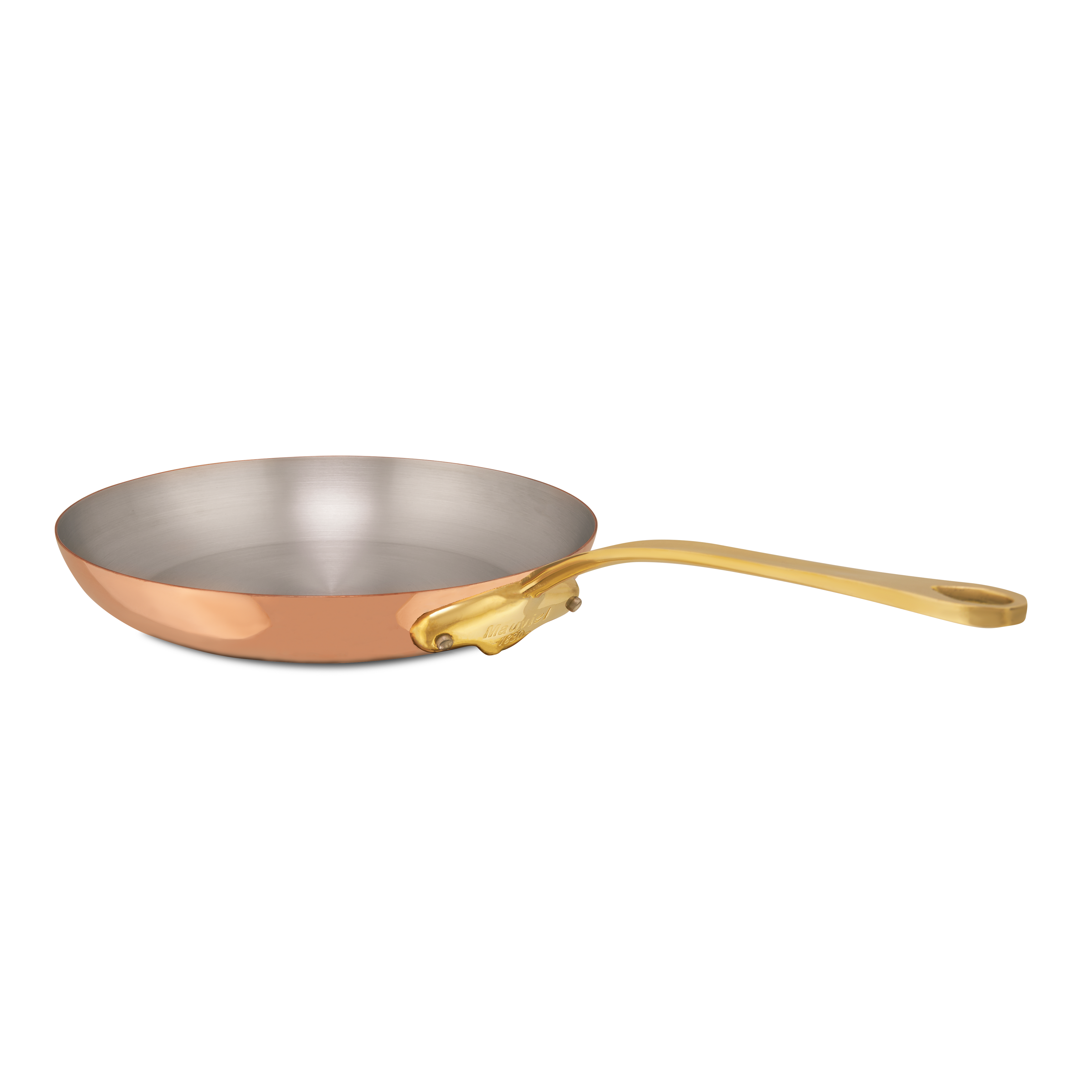 Mauviel M'Heritage M'150 B Copper Frying Pan With Brass Handle - Mauviel1830