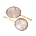 Mauviel M'Heritage M'200 B 2-Piece Frying Pan Set With Brass Handles - Mauviel1830