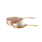 Mauviel M'Heritage 250 B Copper Saute Pan 3.3-Qt and Frying Pan 10.2-In Set With Bronze Handles - Mauviel1830