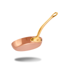 Mauviel M'Heritage M'200 B Copper Frying Pan With Brass Handle, 7.9-in - Mauviel1830