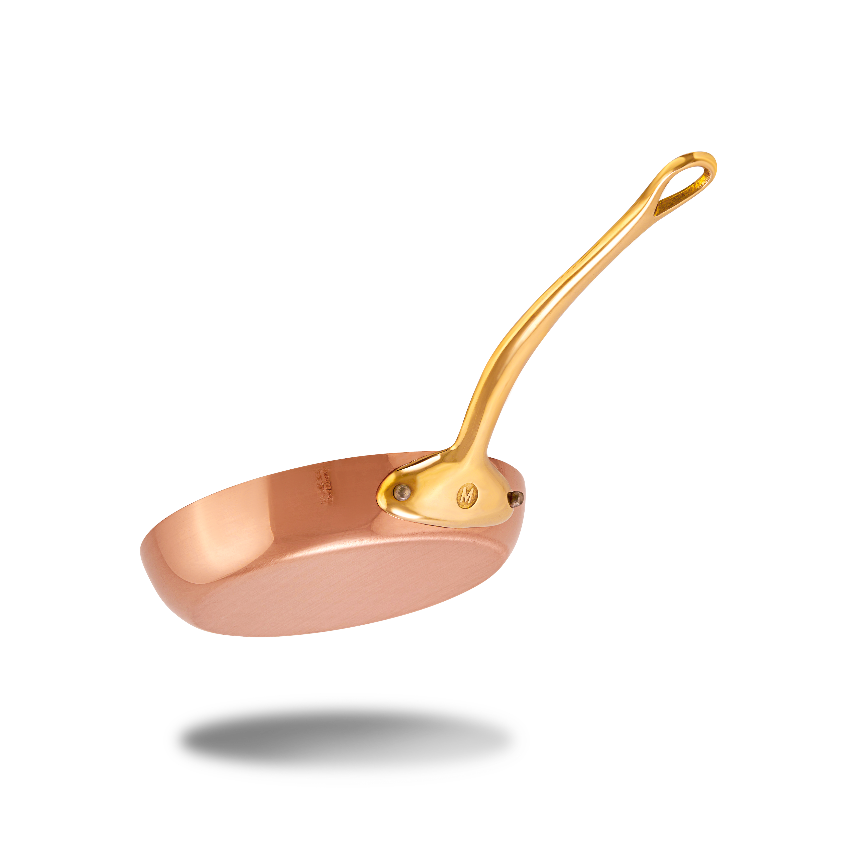 Mauviel M'Heritage M'200 B Copper Frying Pan With Brass Handle, 7.9-in - Mauviel1830