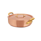 Mauviel M'Heritage M'200 B Copper Rondeau With Lid, Brass Handles - Mauviel1830