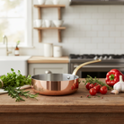 Mauviel M'Heritage M'250 B Copper Saute Pan With Brass Handle - Mauviel1830