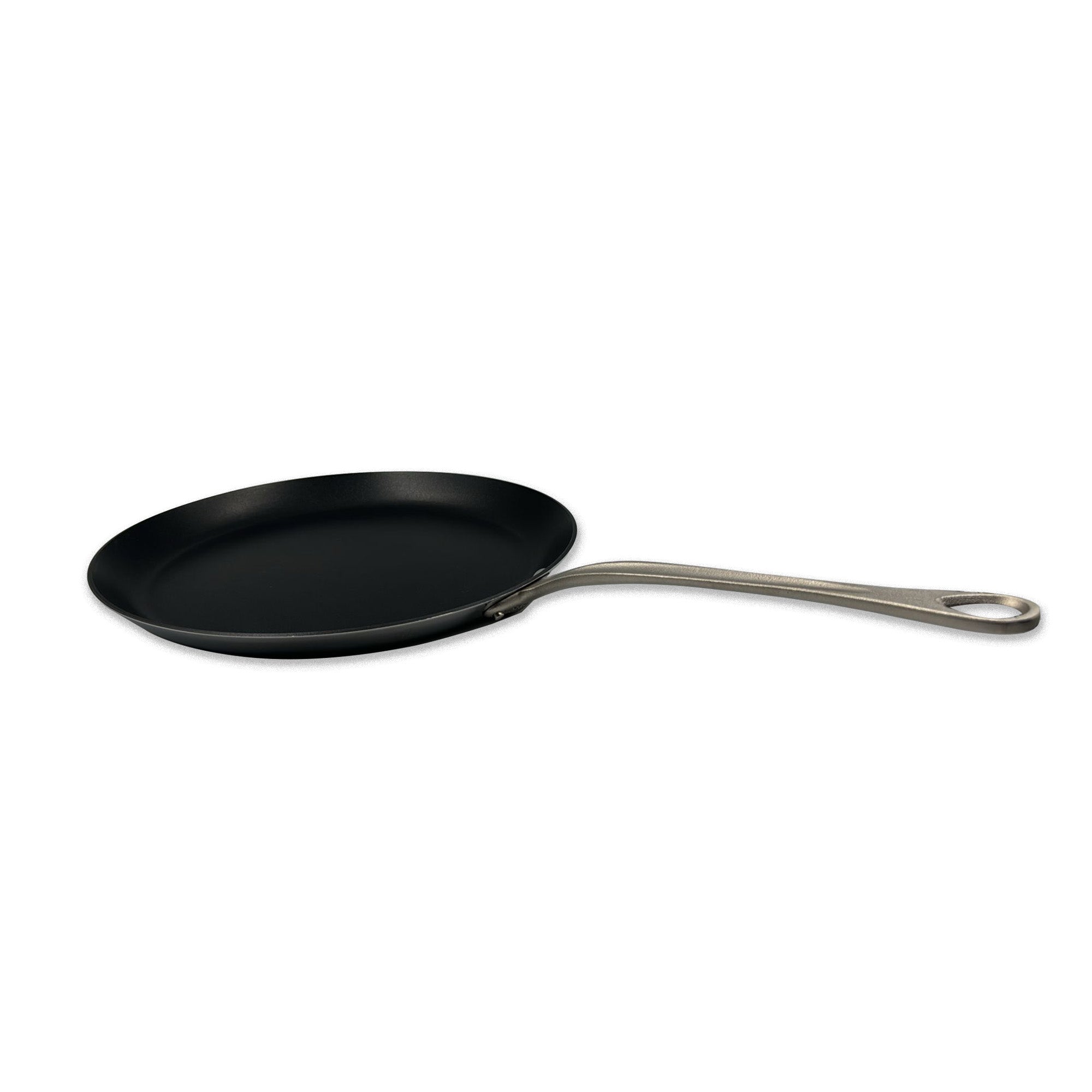 Mauviel M'Cook SB 5-Ply Crepe Pan With Brushed Cast Stainless Steel Handle, 11.8-In - Mauviel1830
