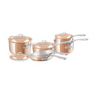 Mauviel M'Heritage M'6 S 10-Piece Induction Copper Cookware Set With Cast Stainless Steel Handles - Mauviel1830