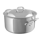 Mauviel M'COOK 5-Ply Stewpan With Lid, Cast Stainless Steel Handles, 6.2-Qt - Mauviel1830