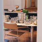 Mauviel M'URBAN 4 Stewpan With Lid, Cast Stainless Steel Handles, 3.4-Qt - Mauviel1830