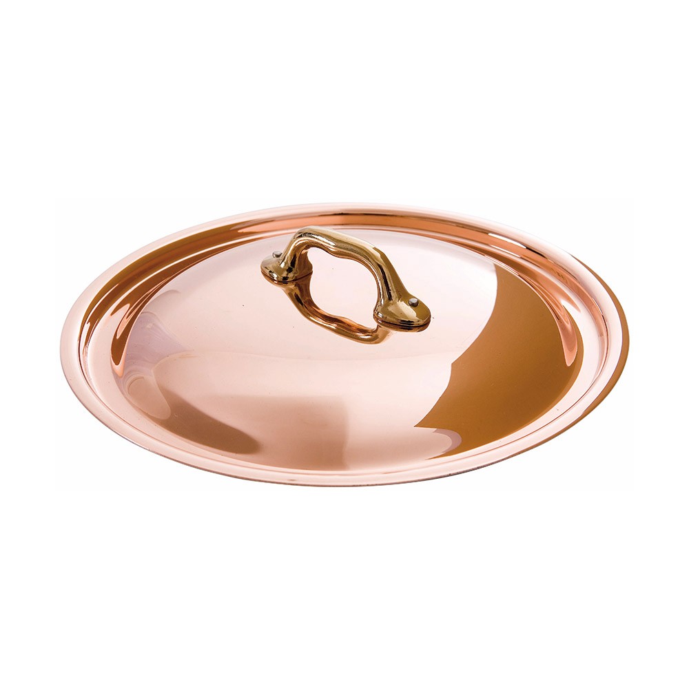 Mauviel M'Heritage M'150 B Copper Lid With Brass Handle - Mauviel1830