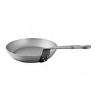 Mauviel M'STEEL Black Carbon Steel Round Frying Pan With Glass Lid, 11-In - Mauviel1830