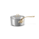 Mauviel 1830 M'COOK BZ Sauce Pan With Lid, Bronze Handles, 3.4-Qt - Mauviel USA