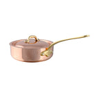 Mauviel 1830 M'Heritage M150B Saute Pan With Lid, Bronze Handle, 1.9-Qt - Mauviel USA